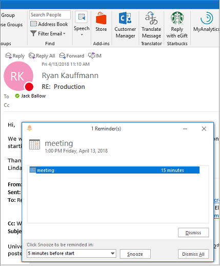 How to Send a Reminder for a Meeting in Outlook? - keysdirect.us