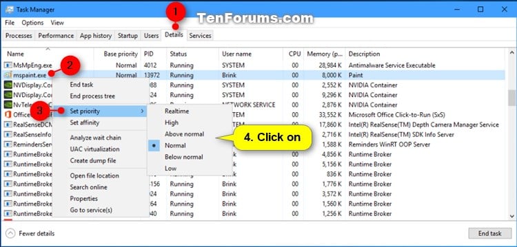 How to Set App Priority Windows 10? - keysdirect.us