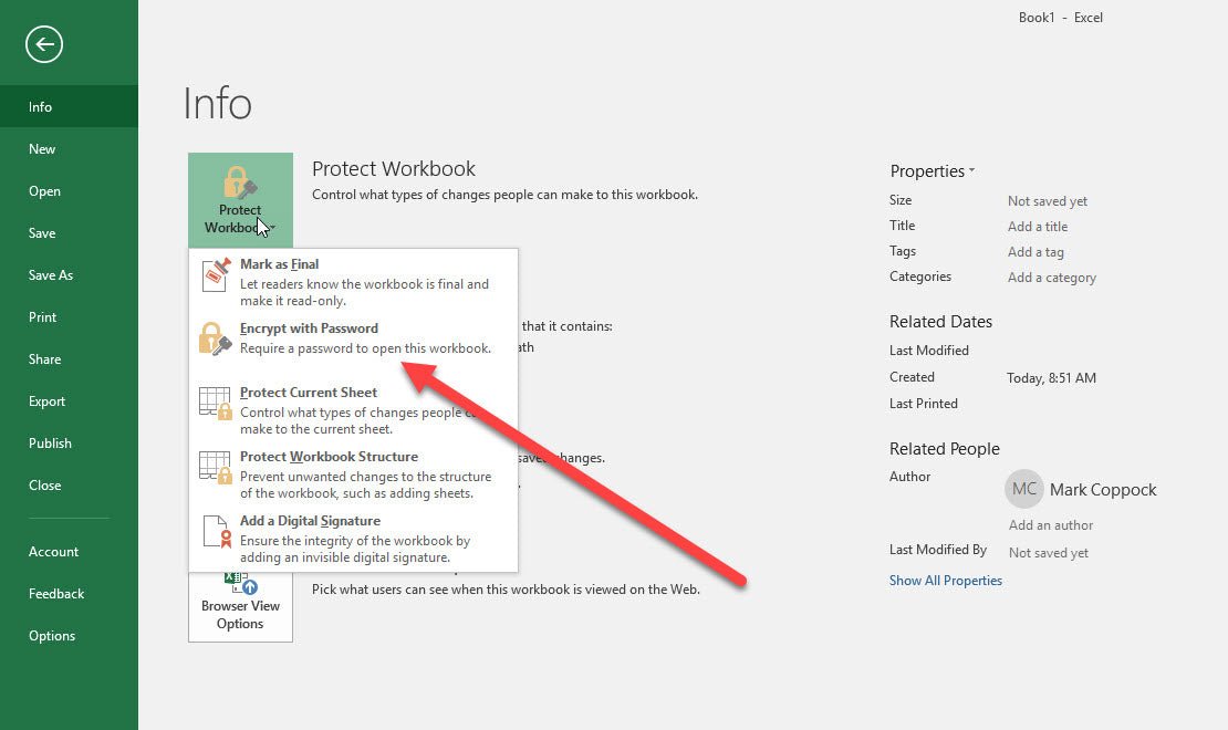 How to Set Password on Excel File? - keysdirect.us