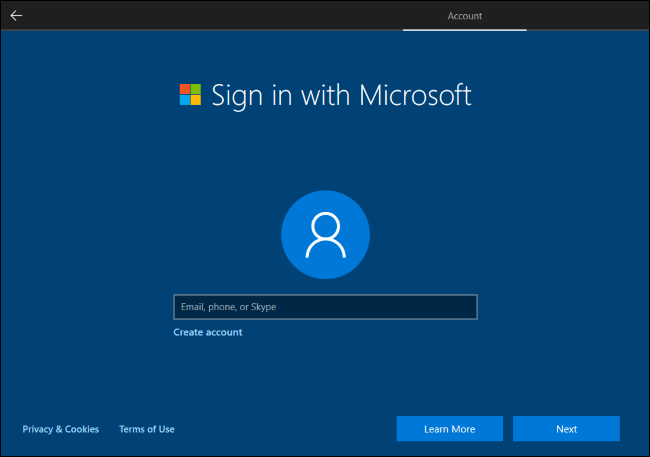 How to Set Up Windows 10 Without Microsoft Account? - keysdirect.us