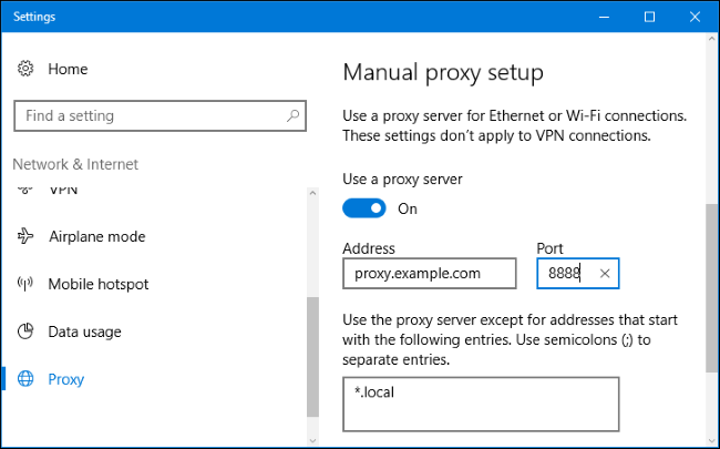 How to Setup a Proxy Server on Windows 10? - keysdirect.us