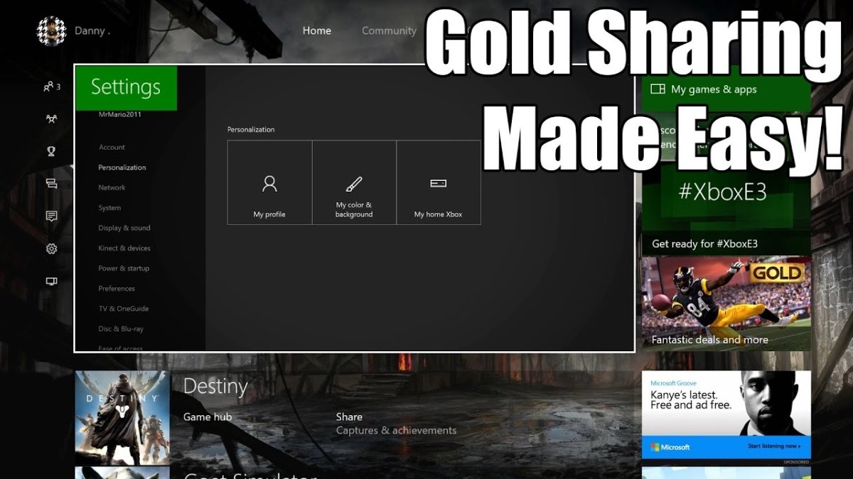 How to Share Gold on Xbox One? - keysdirect.us