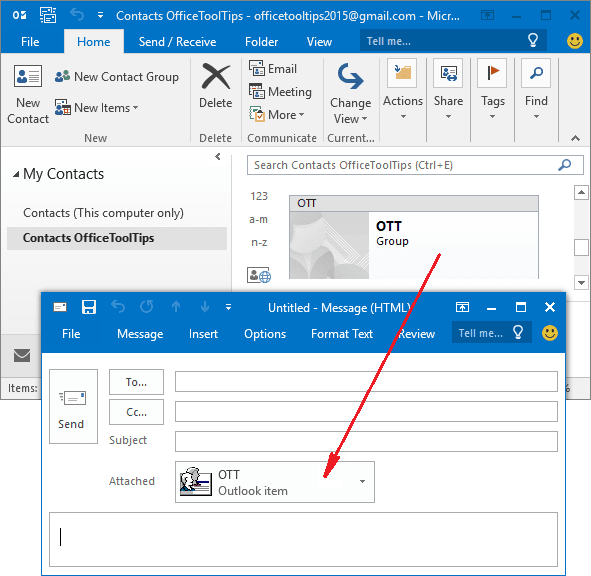 How to Share Outlook Contact Group? - keysdirect.us