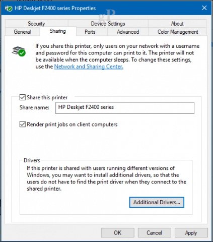 How to Share Printer on Windows 10 - keysdirect.us