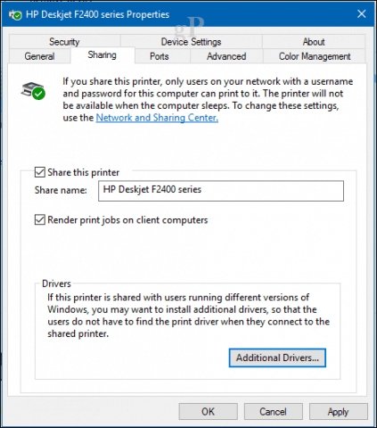 How to Share Printer Windows 10 - keysdirect.us