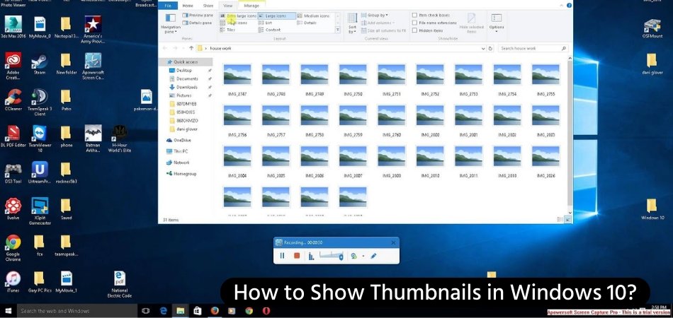 How to Show Thumbnails in Windows 10? - keysdirect.us
