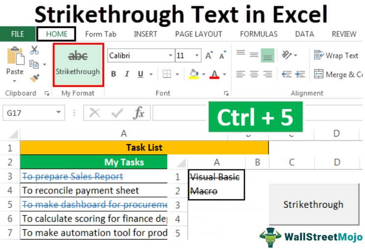 How to Strikethrough Text in Excel? - keysdirect.us