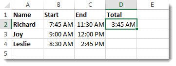 How to Subtract Time in Excel to Get Hours? - keysdirect.us