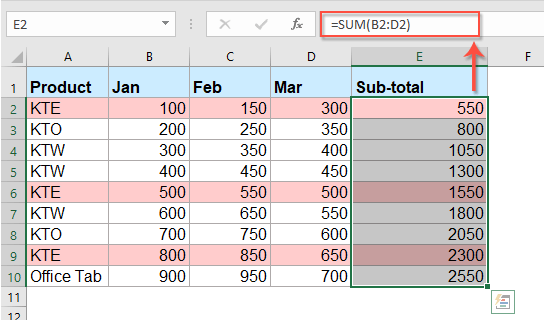 How to Sum Multiple Cells in Excel? - keysdirect.us