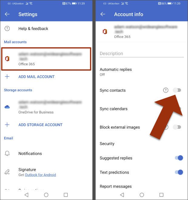 How to Sync Contacts From Microsoft Account to Android Phone? - keysdirect.us