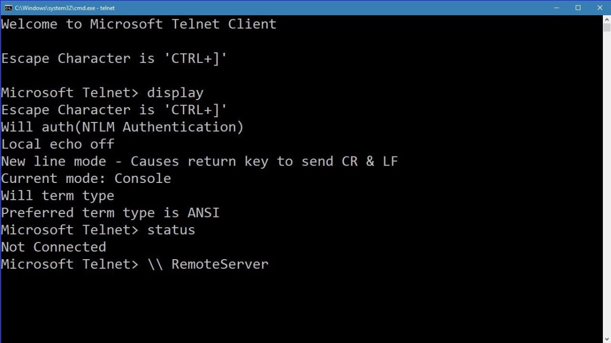 How to Telnet Windows 10? - keysdirect.us