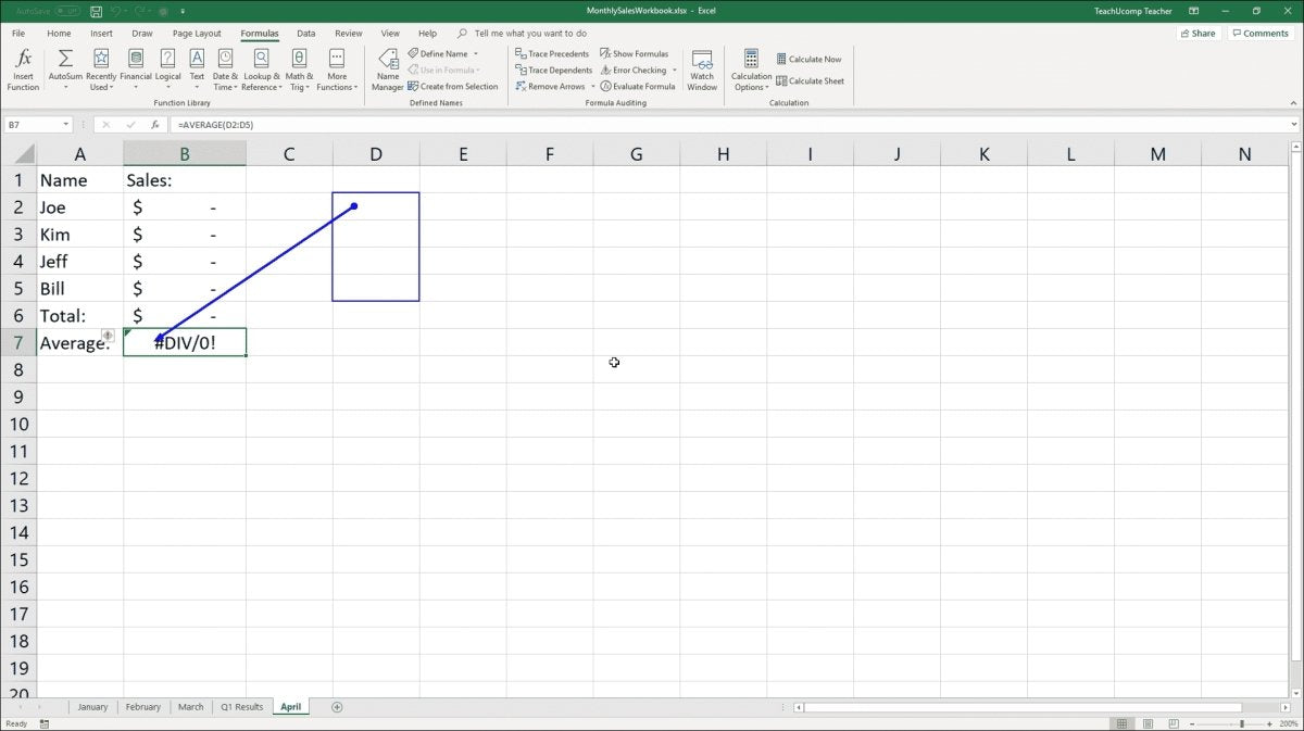 How to Trace Errors in Excel? - keysdirect.us