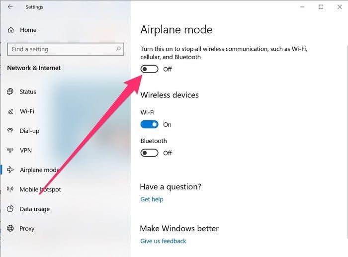 How to Turn Airplane Mode Off Windows 10? - keysdirect.us