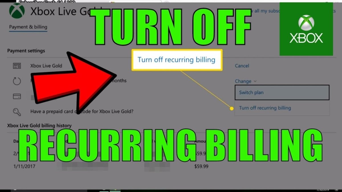 How to Turn Off Recurring Billing on Xbox? - keysdirect.us