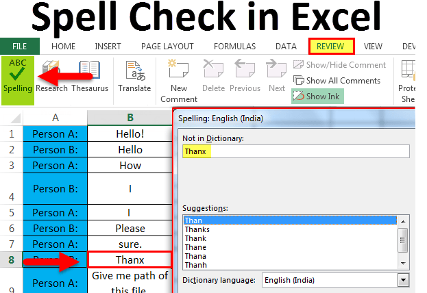 How to Turn on Spell Check in Excel? - keysdirect.us