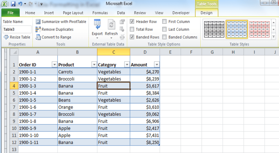 How to Undo a Table in Excel? - keysdirect.us