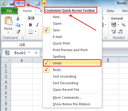 How to Undo Something in Excel? - keysdirect.us