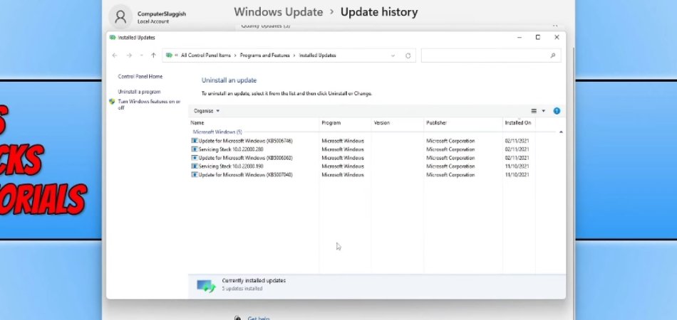 How to Undo Windows 11 Update - keysdirect.us