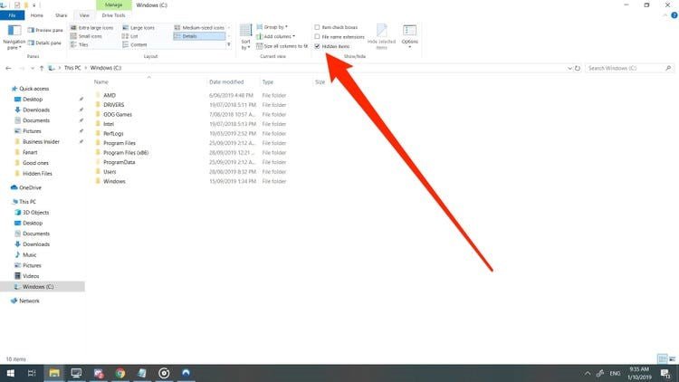 How To Unhide Files In Windows 10? - keysdirect.us