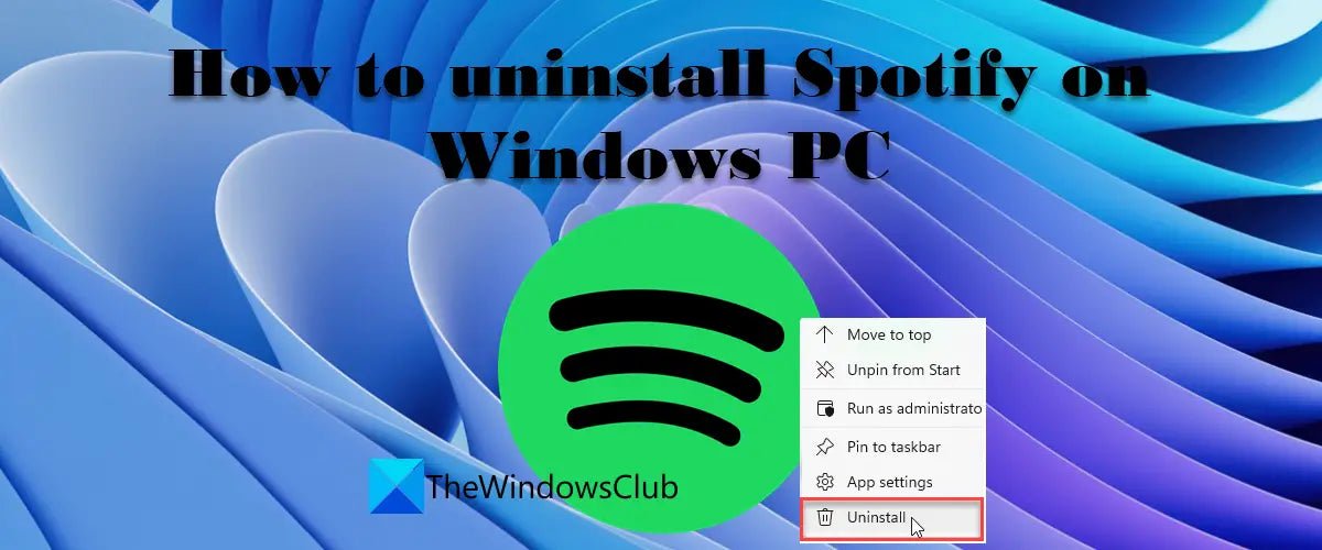 How to Uninstall Spotify on Windows 11 - keysdirect.us