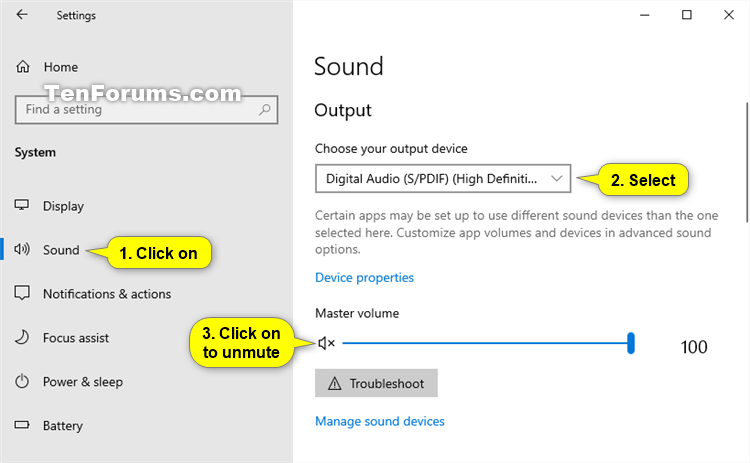 How to Unmute Mic in System Settings Windows 10? - keysdirect.us