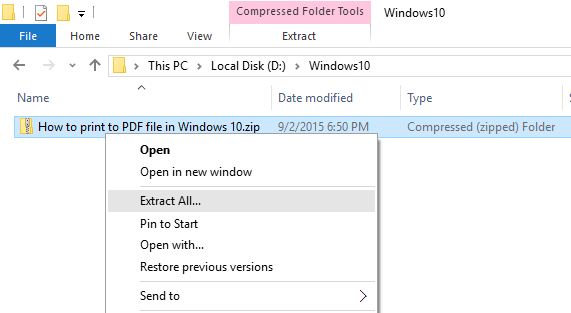 How to Unzip Files Windows 10 - keysdirect.us