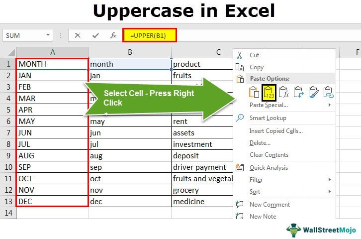 How to Uppercase in Excel? - keysdirect.us