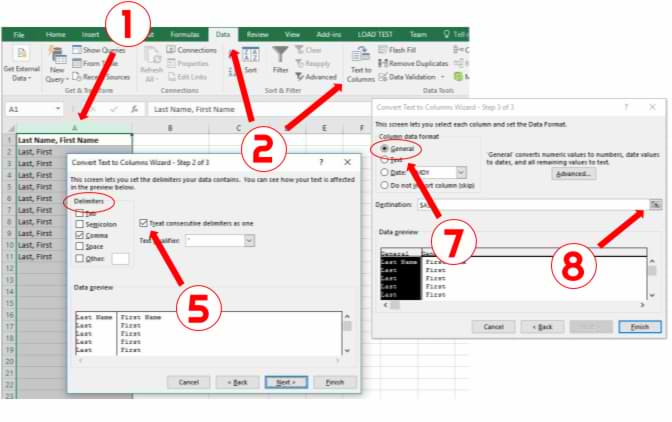 How to Use Delimiter in Excel? - keysdirect.us