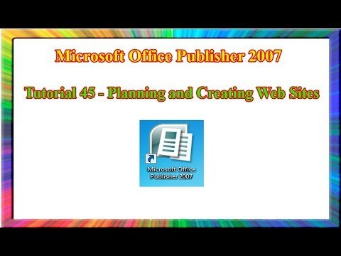 How to Use Microsoft Publisher 2007 to Create a Website? - keysdirect.us