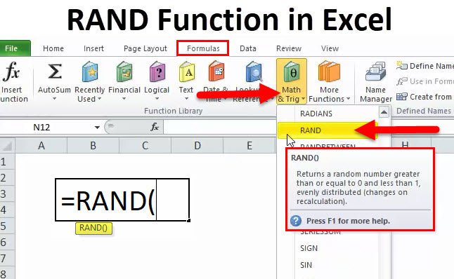 How to Use Random in Excel? - keysdirect.us