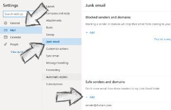 How to Whitelist Email in Outlook? - keysdirect.us