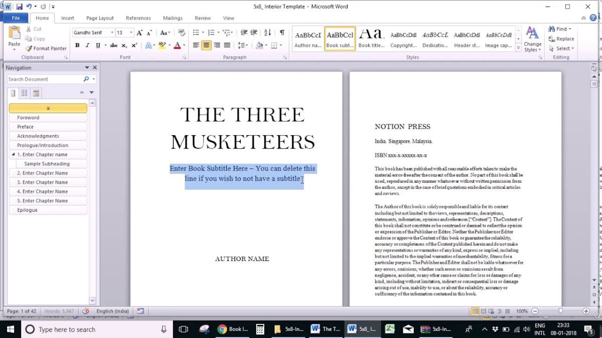 How to Write a Book in Microsoft Word? - keysdirect.us