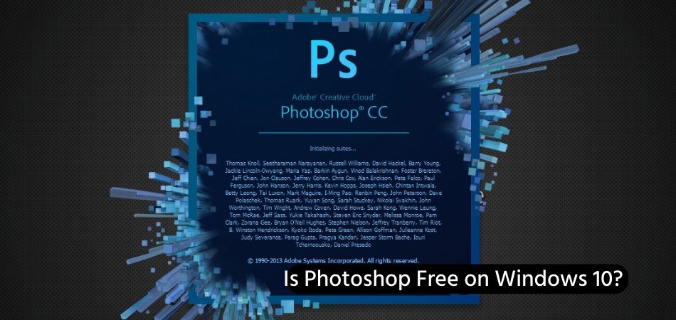 Is Photoshop Free on Windows 10? - keysdirect.us