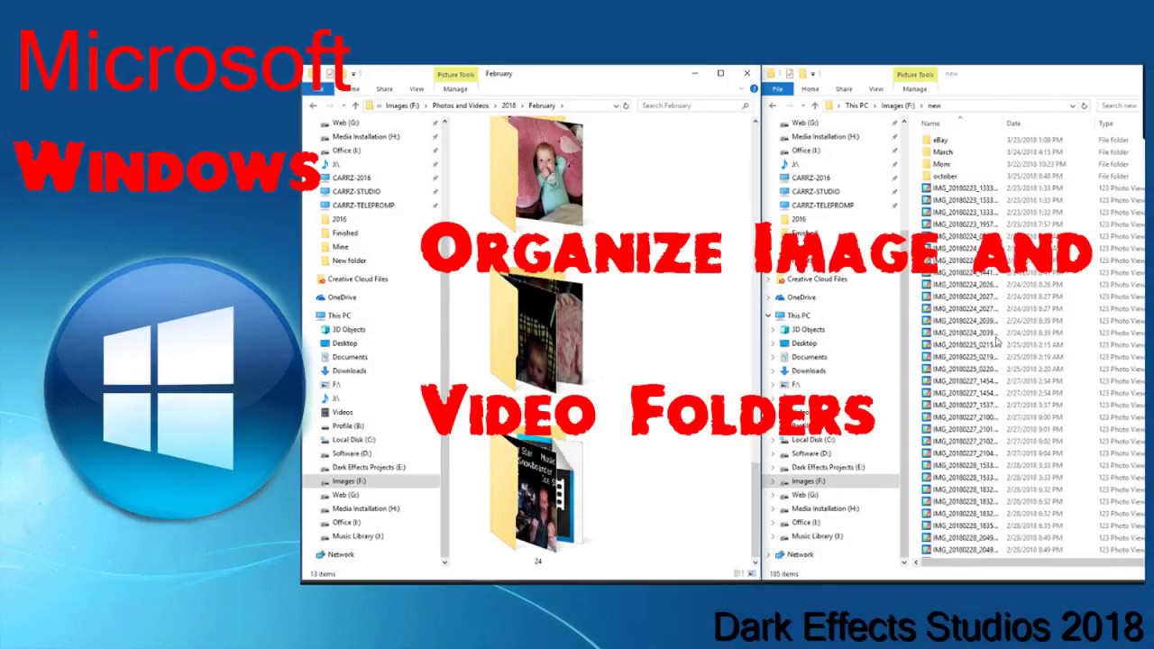 How to Organize Photos on Computer Windows 10?
