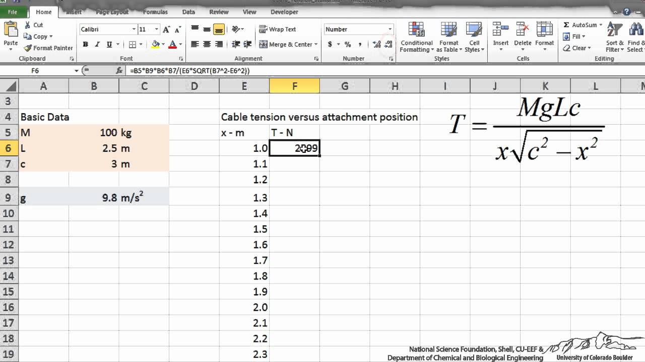 How to Enter Equations in Excel?