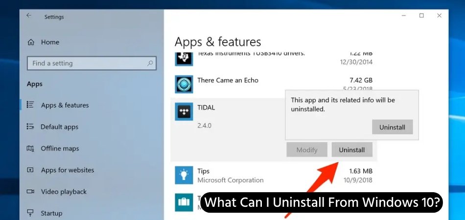 What Can I Uninstall From Windows 10? - keysdirect.us