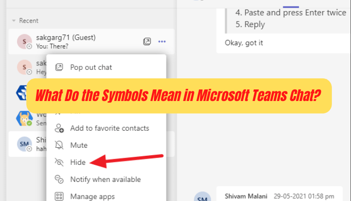 What Happens When You Hide a Chat in Microsoft Teams? - keysdirect.us