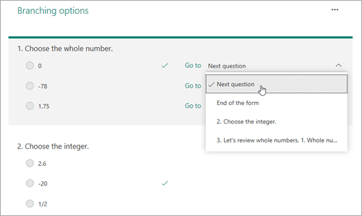 What is Branching in Microsoft Forms? - keysdirect.us