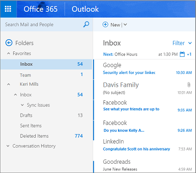 What is Focused Inbox in Outlook? - keysdirect.us
