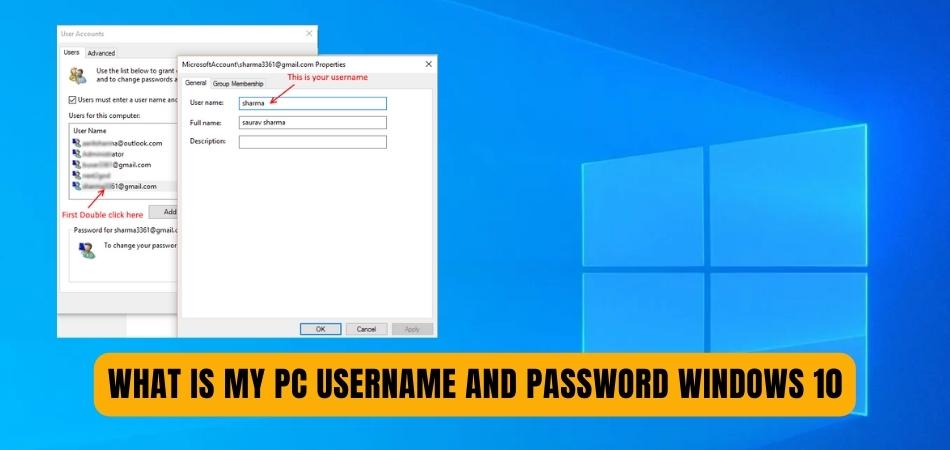 What is My Pc Username and Password Windows 10? - keysdirect.us