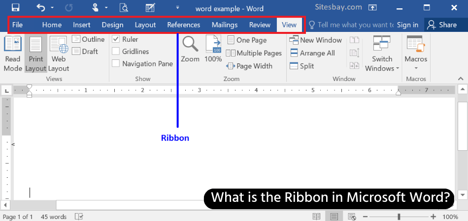 What is the Ribbon in Microsoft Word? - keysdirect.us