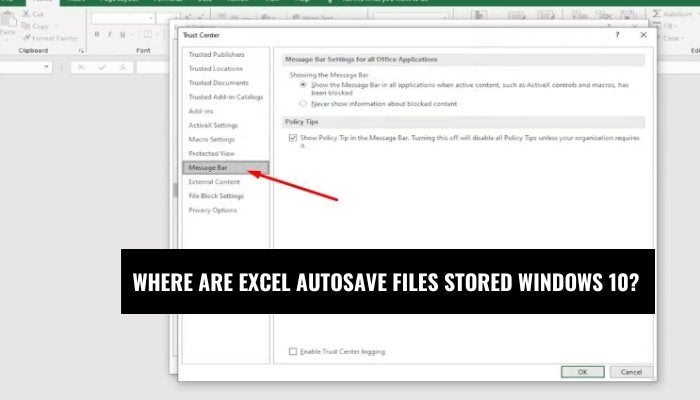 Where Are Excel Autosave Files Stored Windows 10? - keysdirect.us