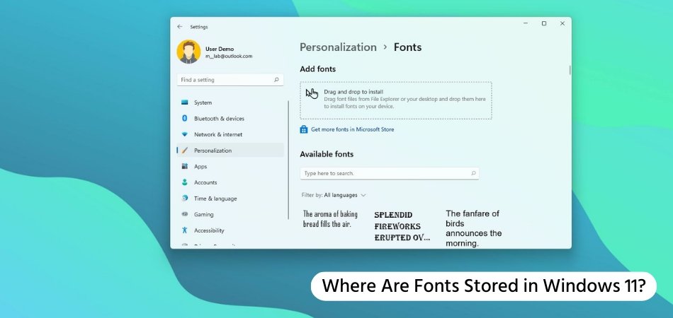 Where Are Fonts Stored in Windows 11? - keysdirect.us