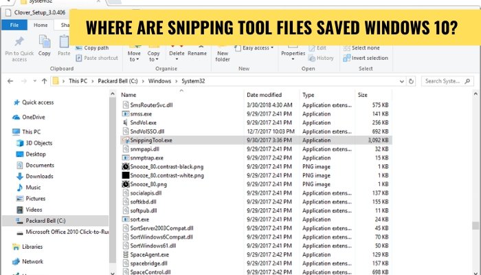 Where Are Snipping Tool Files Saved Windows 10? - keysdirect.us