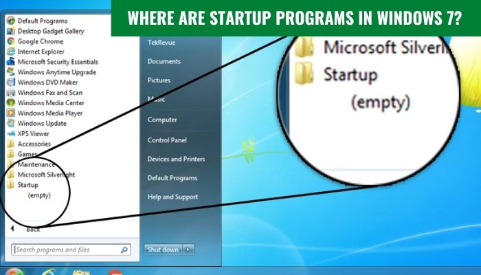 Where Are Startup Programs in Windows 7? - keysdirect.us