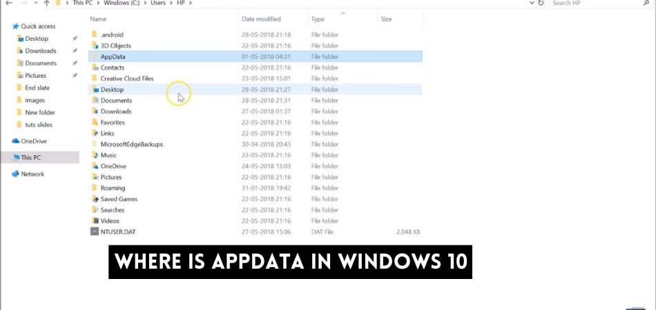 Where is Appdata in Windows 10? - keysdirect.us