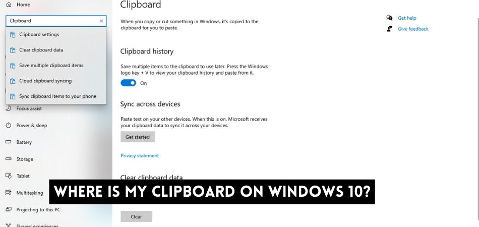 Where is My Clipboard on Windows 10? - keysdirect.us