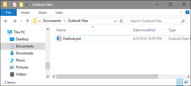 Where is Outlook Data File Stored? - keysdirect.us