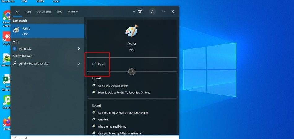 Where is Paint in Windows 10? - keysdirect.us