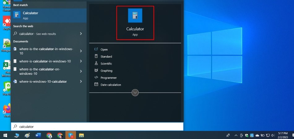 Where is the Calculator in Windows 10? - keysdirect.us